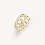 Tinxx Motif Diamond Eternity Ring
