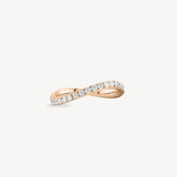 Wave Diamond Ring