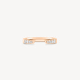Open Gap Diamond Ring