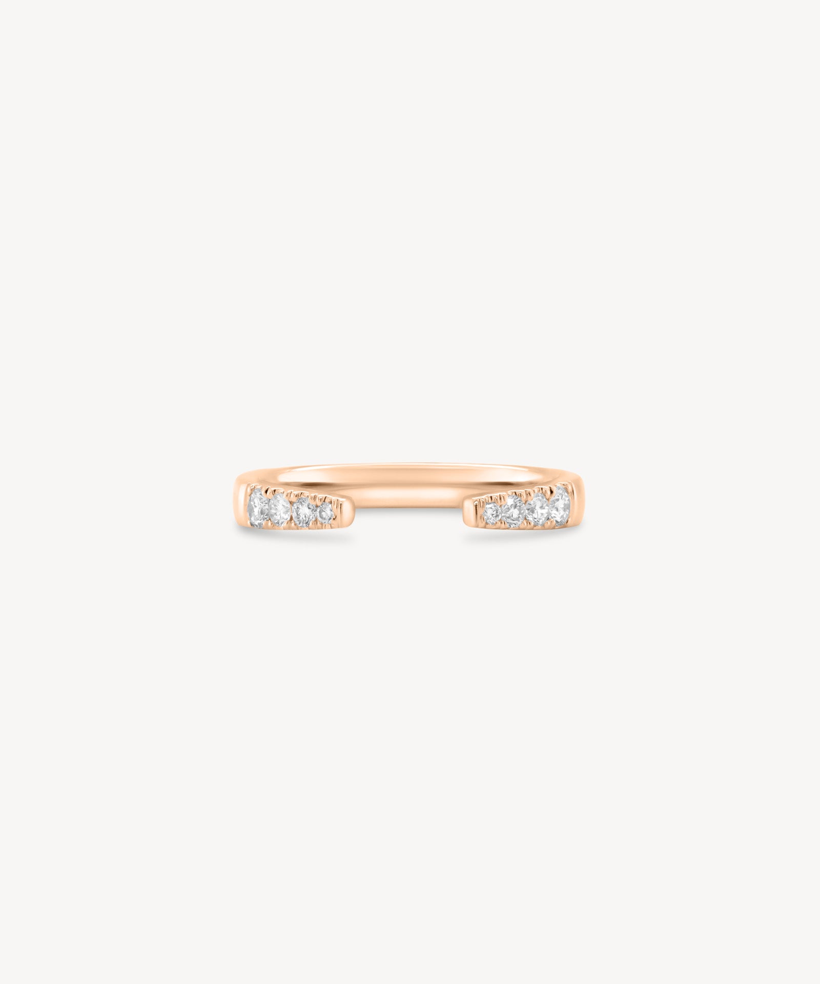 Open Gap Diamond Ring