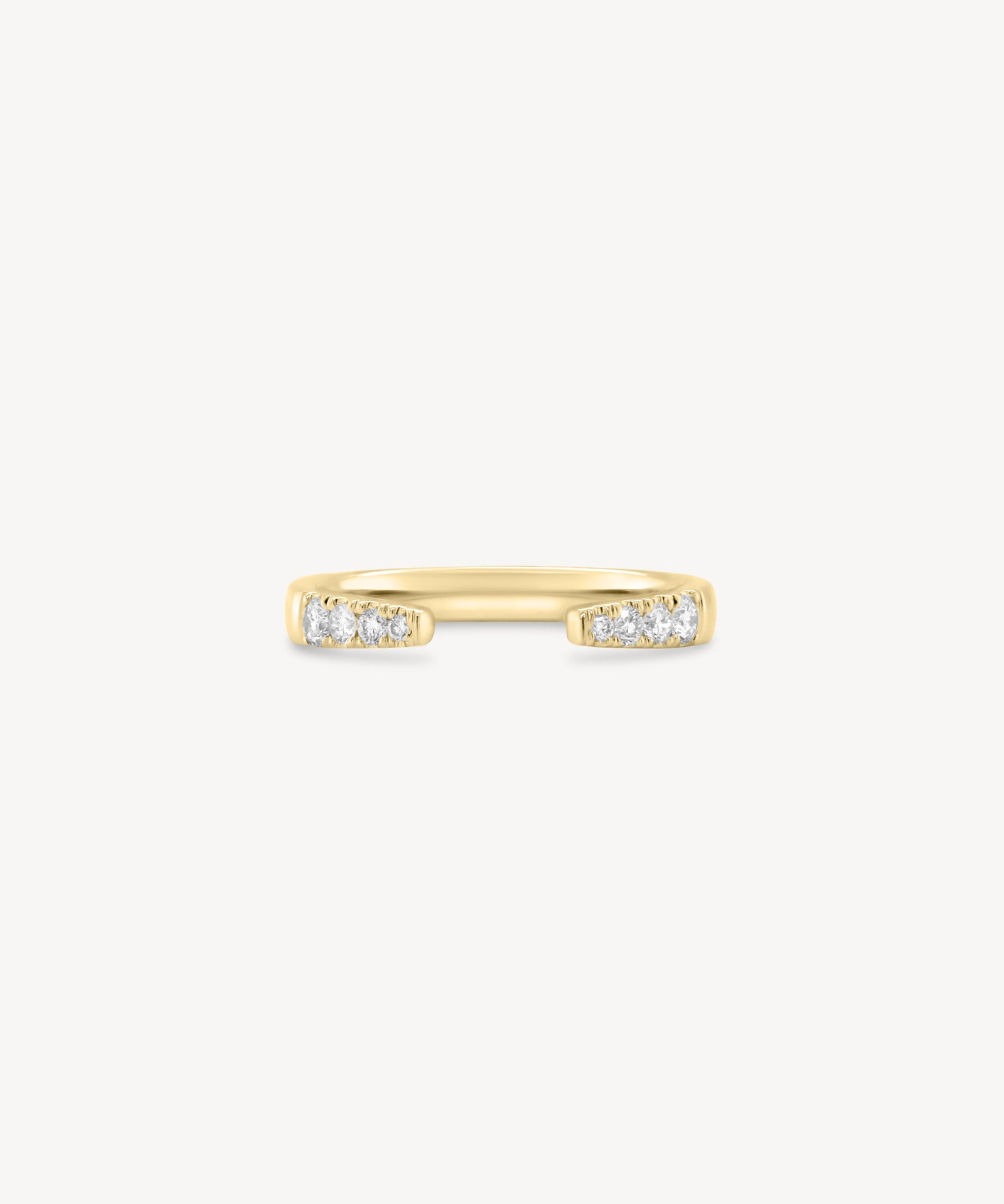 Open Gap Diamond Ring