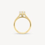 Classic Marquise Cut Diamond Solitaire Ring in Cathedral Setting