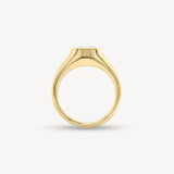 Cushion Cut Diamond Signet Ring
