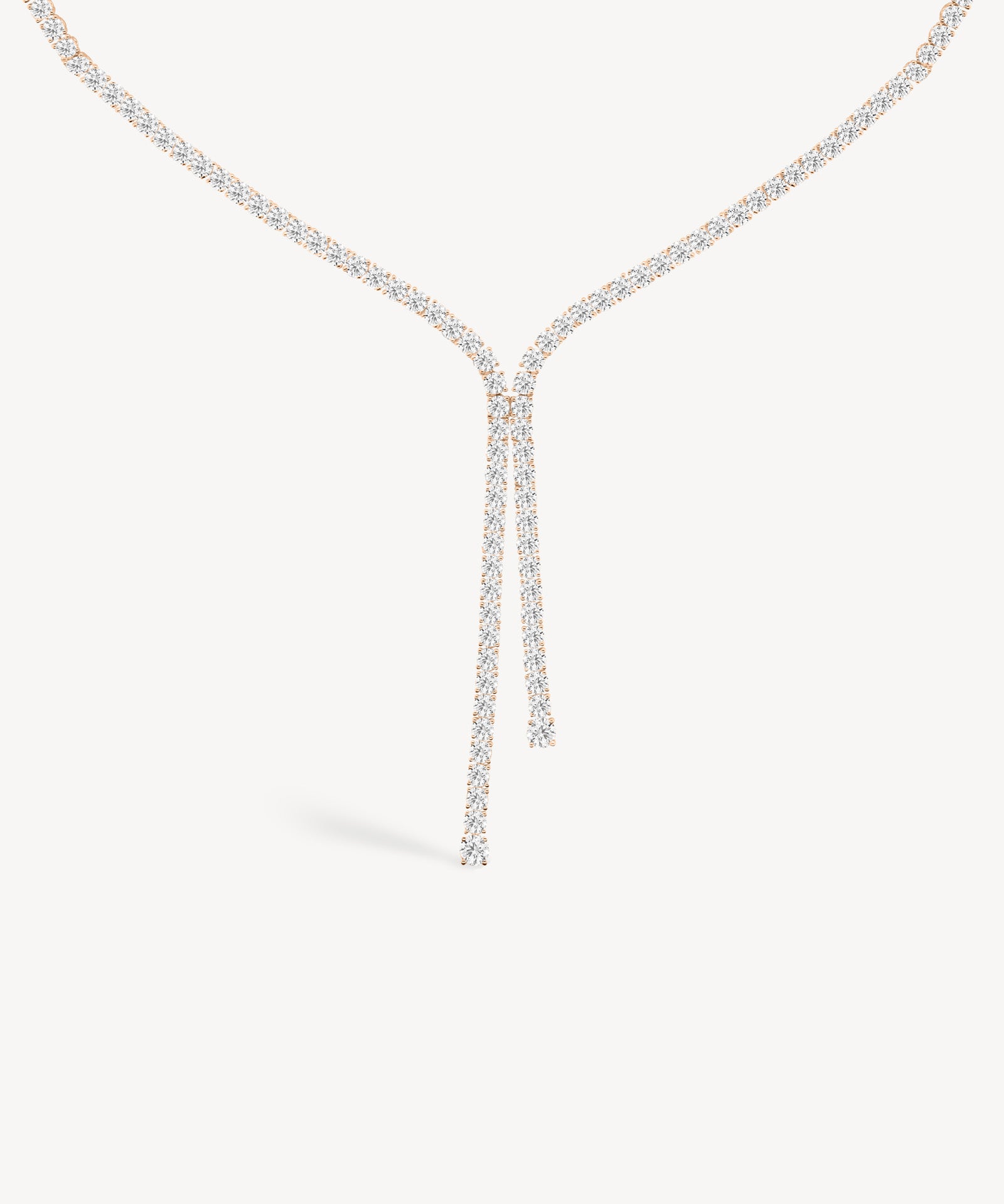 Diamond Y Drop Necklace