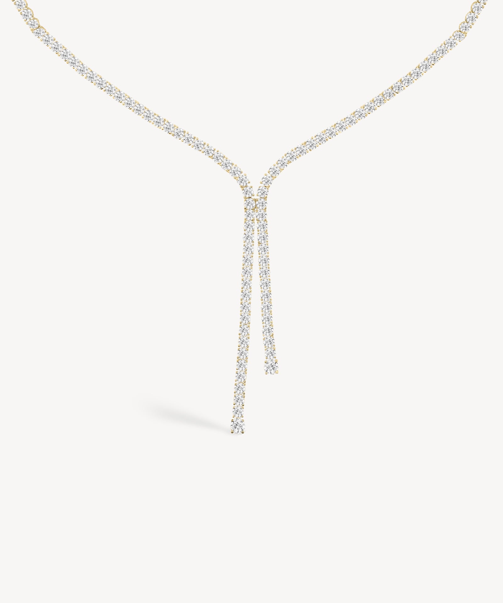 Diamond Y Drop Necklace