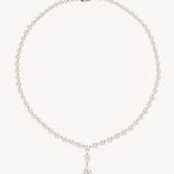 Graduated Pear Drop Diamond Necklace