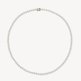 20.00 CTW Round Cut Tennis Necklace in Three-Prong Setting