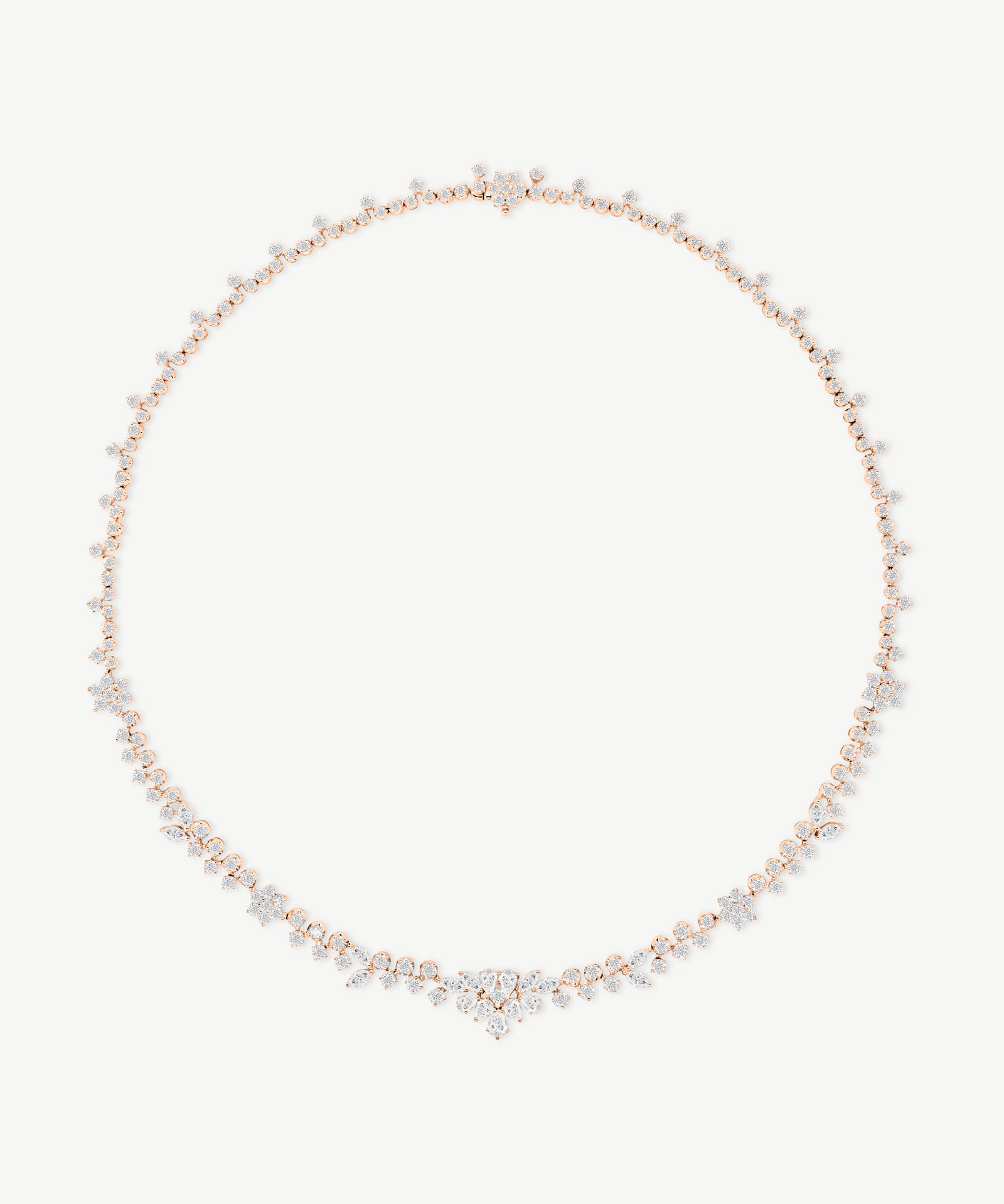 The Floral Bloom Diamond Necklace