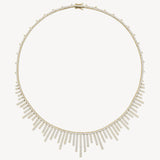 Graduated Diamond Fringe Necklace