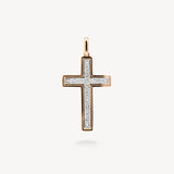 Princess Cut Diamond Cross Pendant