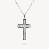 Princess Cut Diamond Diamond Cross Necklace