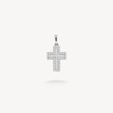 Cross Diamond Pavé Pendant