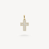 Cross Diamond Pavé Pendant
