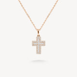 Cross Diamond Pavé Necklace