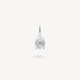 Pear Cut Diamond Solitaire Pendant