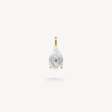 Pear Cut Diamond Solitaire Pendant