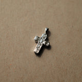 Emerald Cut Diamond Cross Pendant