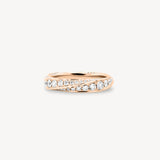 Spiral Diamond Eternity Ring