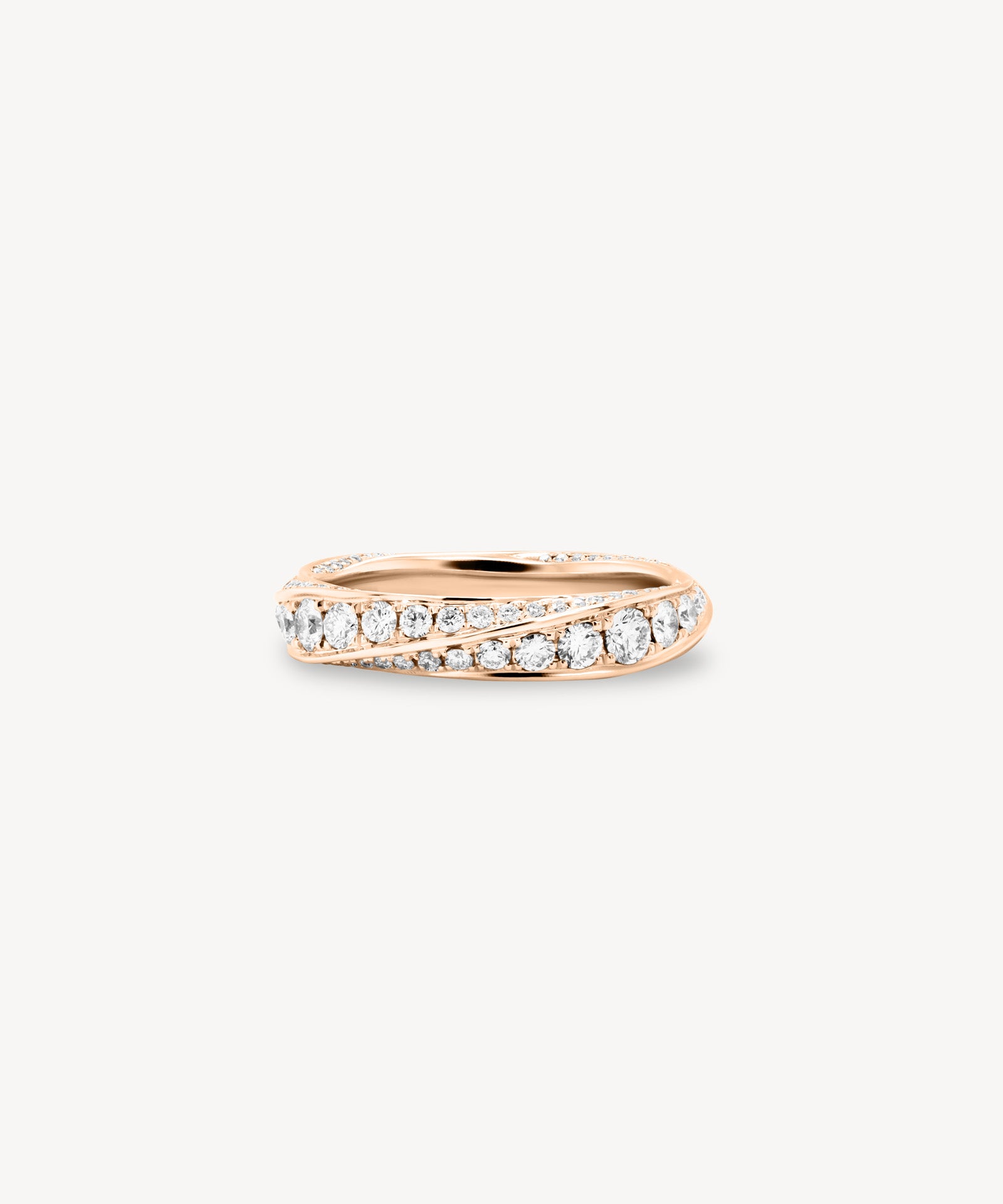 Spiral Diamond Eternity Ring