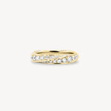Spiral Diamond Eternity Ring