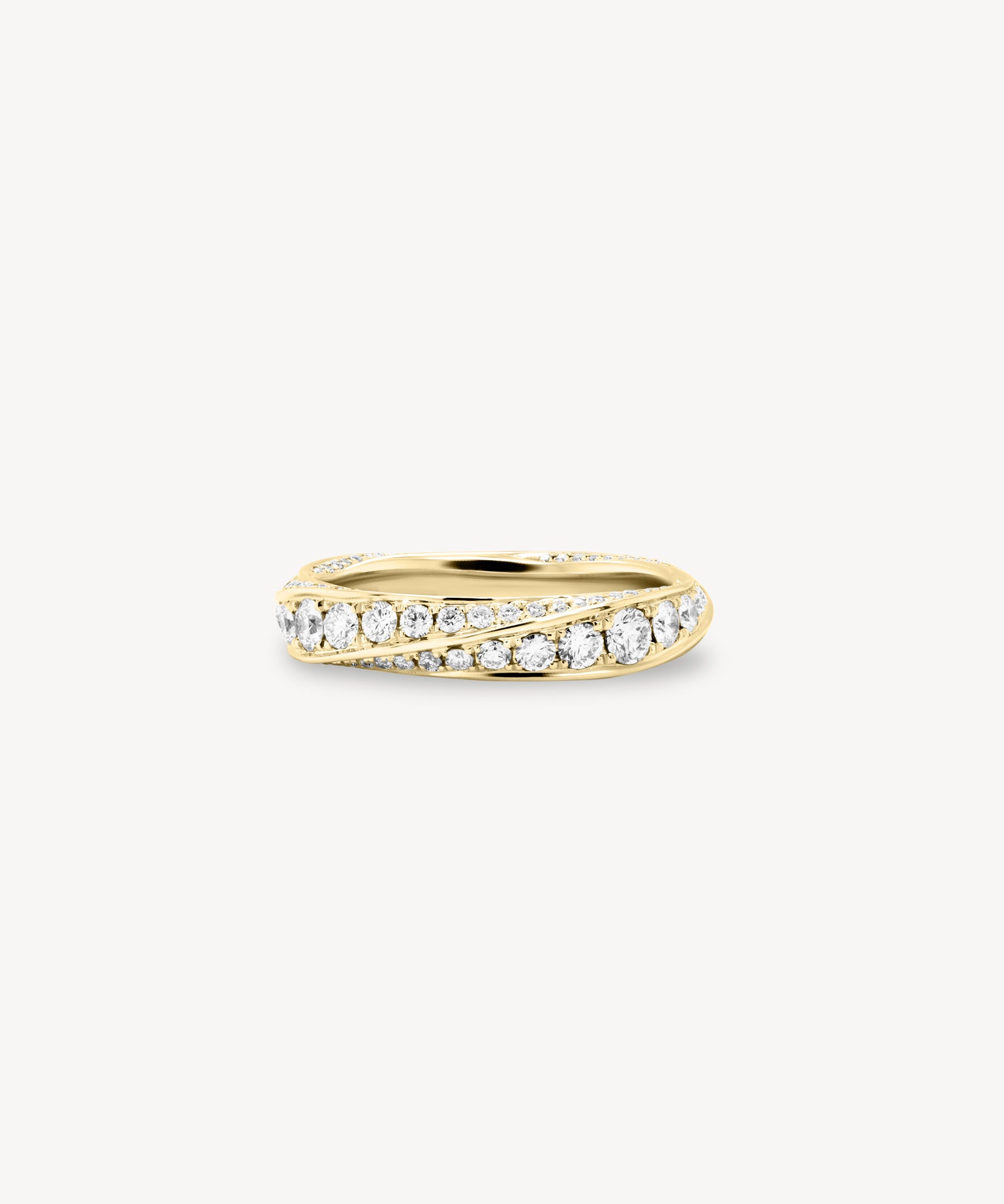 Spiral Diamond Eternity Ring