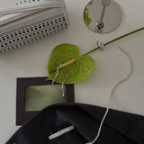 Round Cut Tennis Necklace in Four-Prong Setting