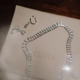 Diamond Pavé Huggie Earrings with Round and Pear Cut Drops