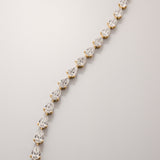 Pear Cut Diamond Tennis Bracelet