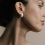 Diamond Pavé Thick Huggie Earrings